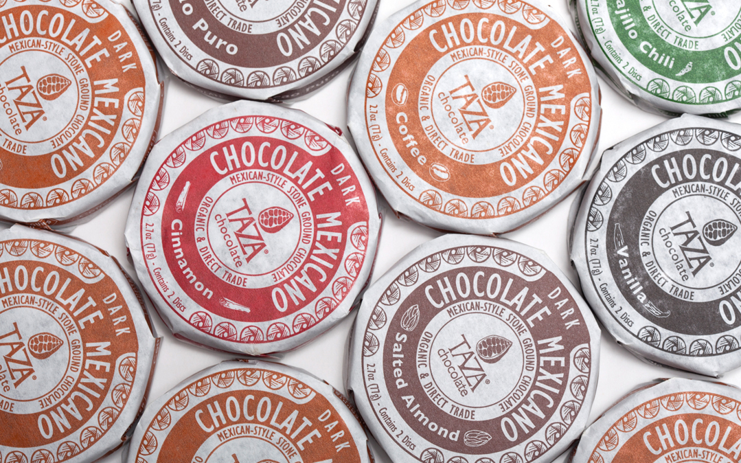 Taza Chocolate's coffee dark chocolate Mexicano discs.