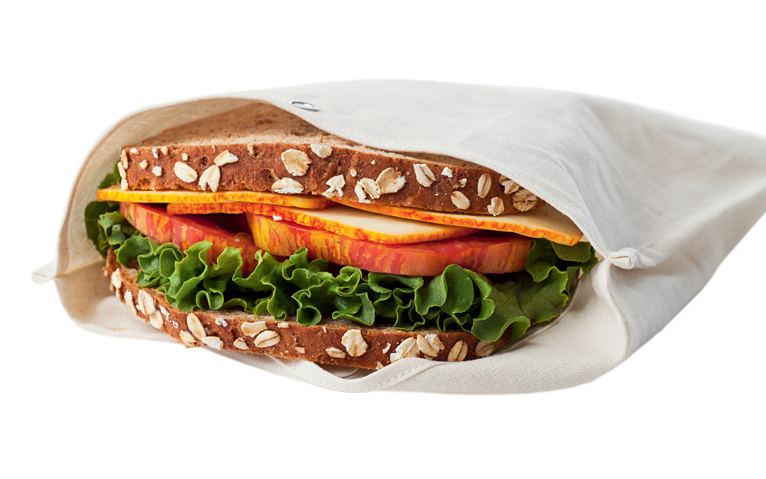 Life Without Plastic hemp and organic cotton sandwich bag