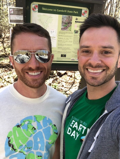 Adam and Matt at Gambrill State Park