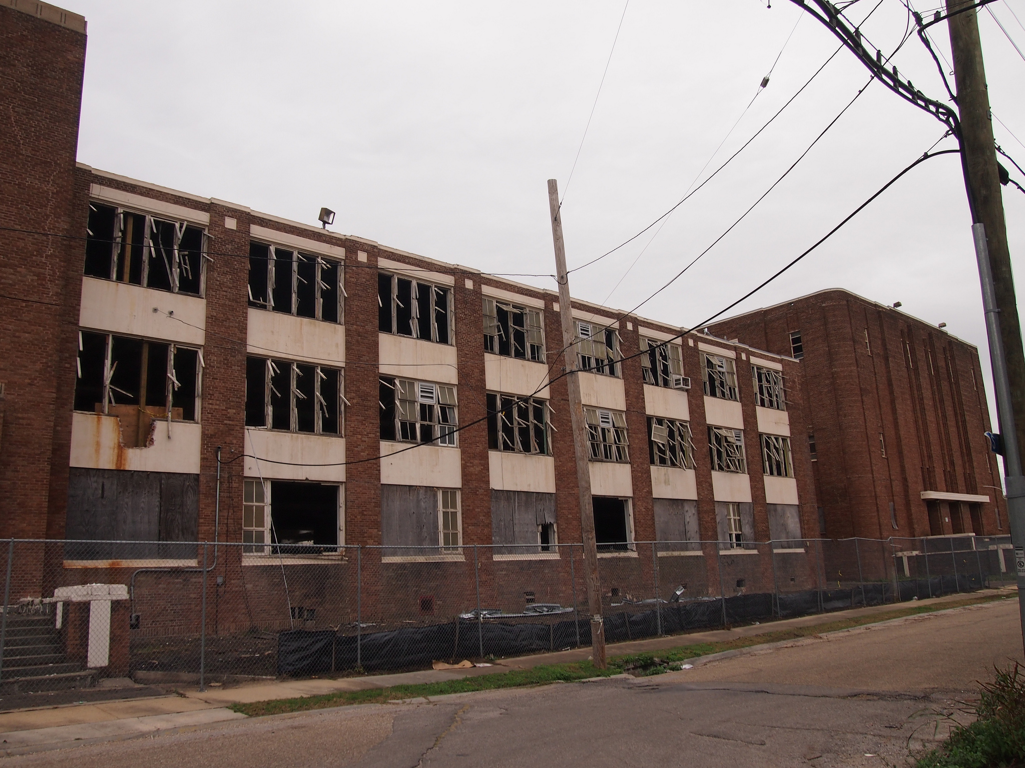 selective demolition of booker t washington high school