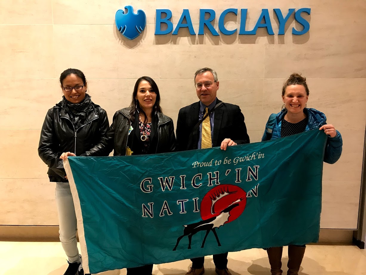 Leaders of the Gwich’in Nation and Sierra Club staff 