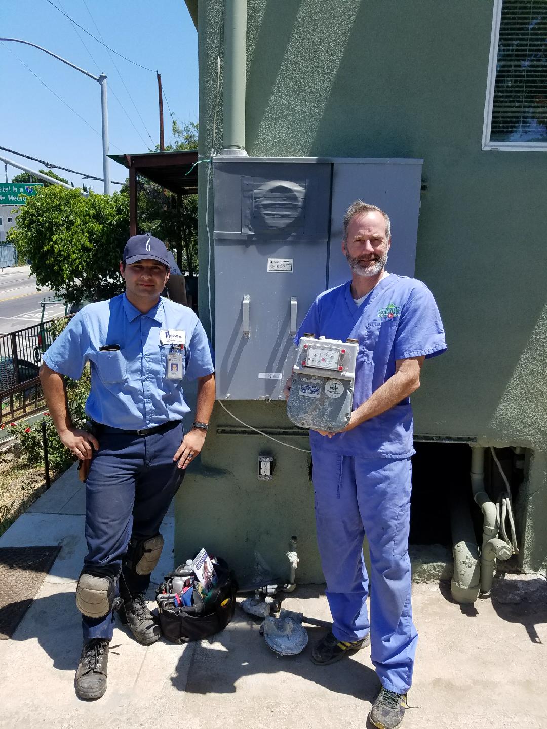 Building Doctors take out gas meter when they upgrade homes and offices to be all-electric