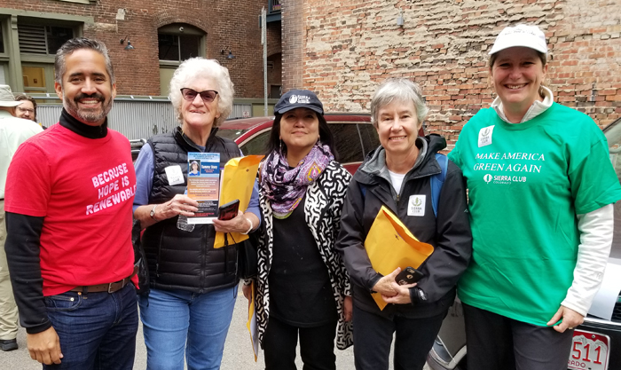 Getting ready to go out canvassing