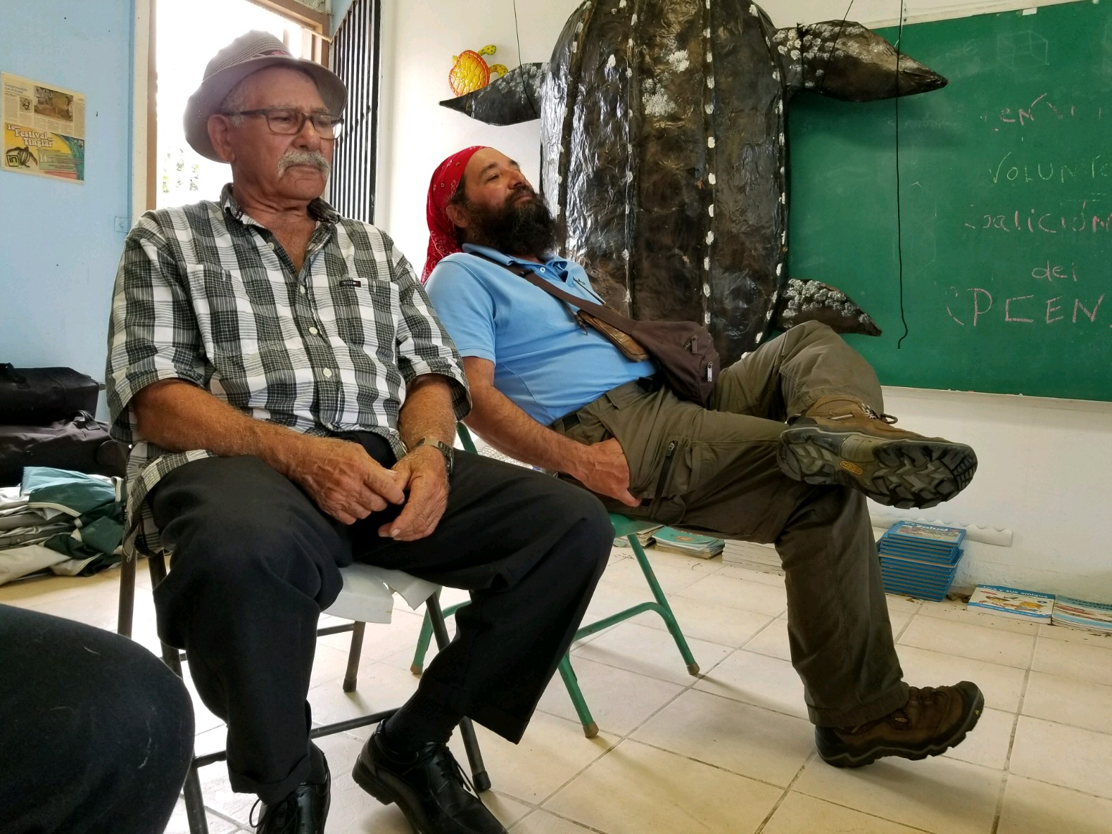 Meeting with folks from Centro para la Conservación del Paisaje