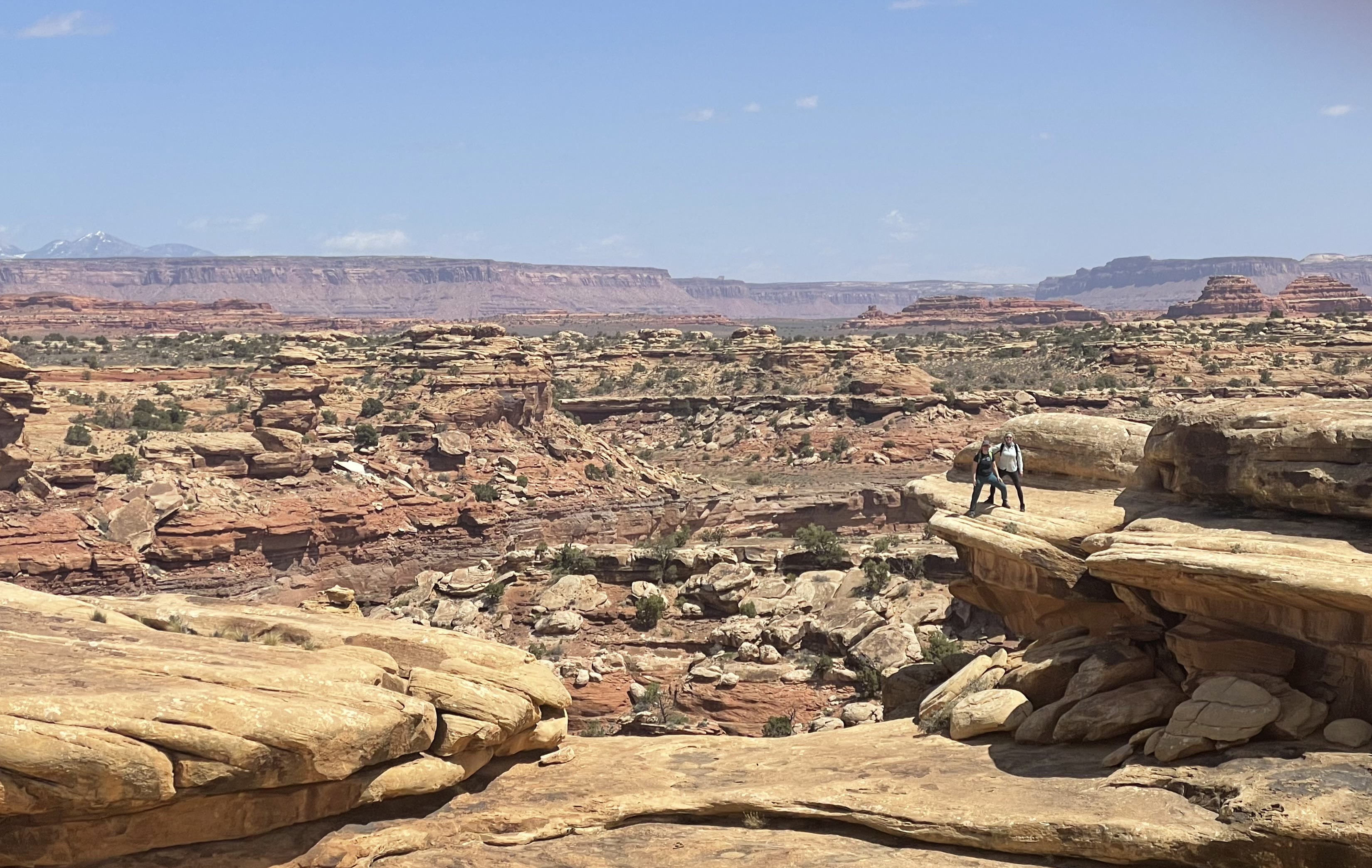 A clear day in Canyonlands National Park