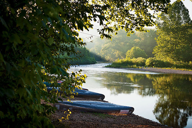 Early morning on the Current River.
