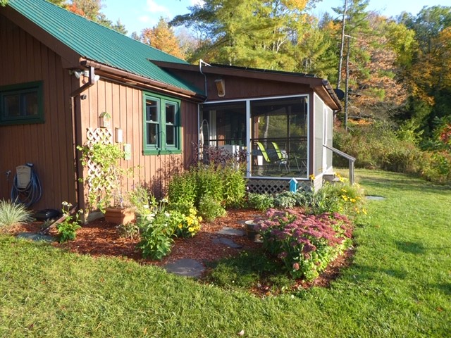 Backyard garden in VT
