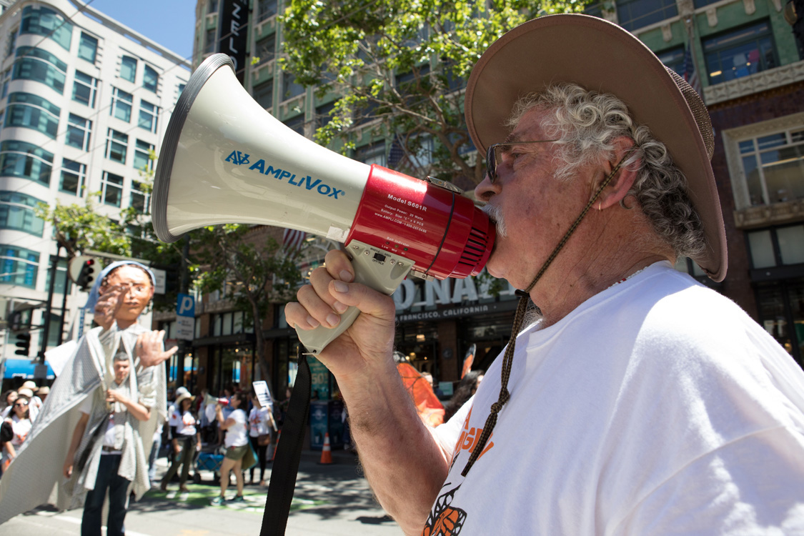 May Day march. Photo by Sam Murphy.