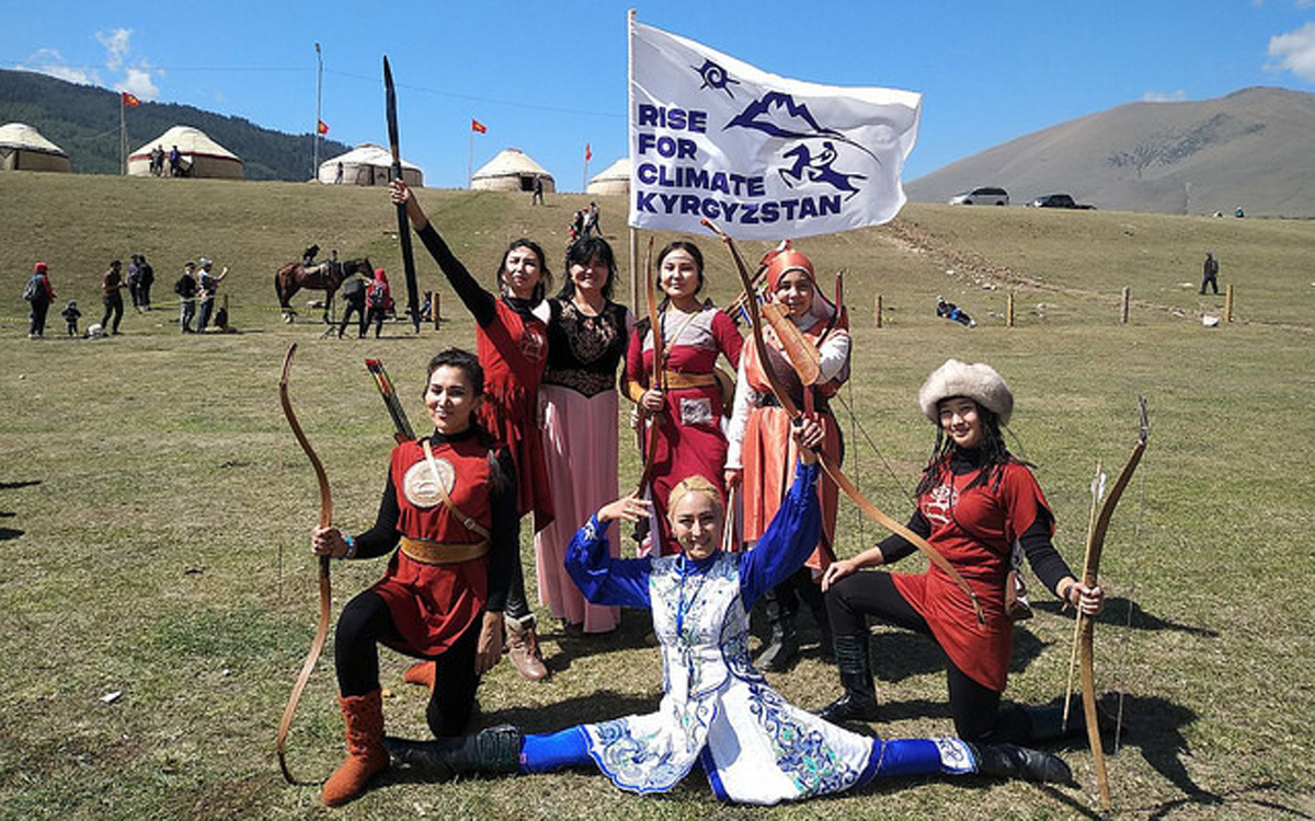 In Kyrgyzstan, at the International World Nomad Games