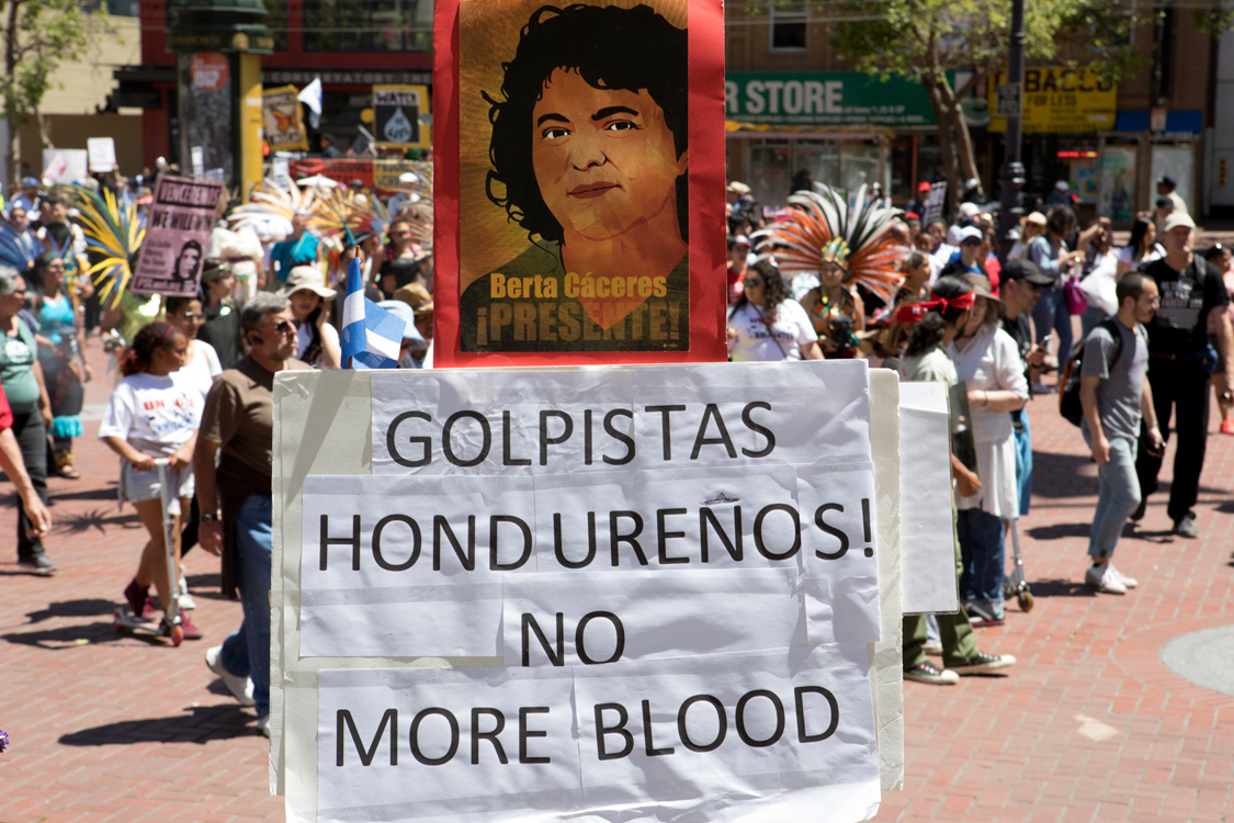 May Day march. Photo by Sam Murphy.