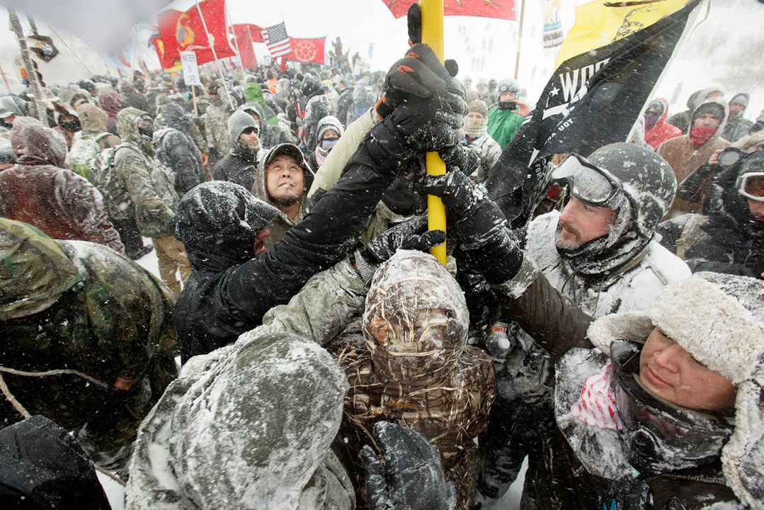 Veterans at Standing Rock