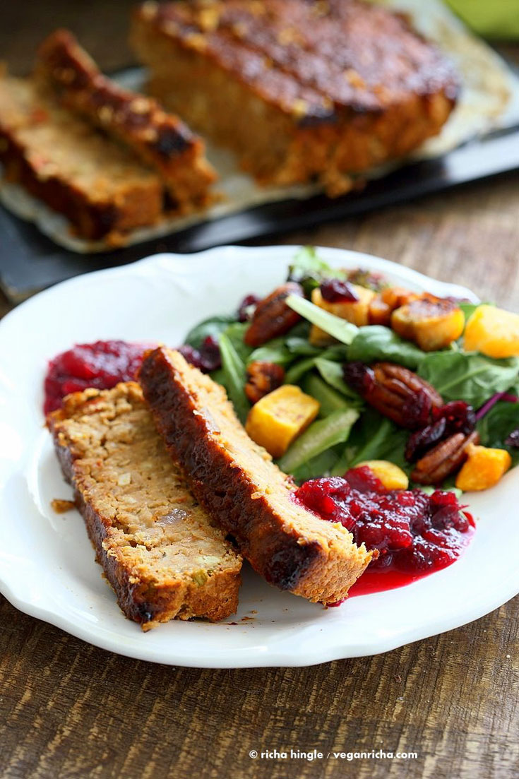 Chickpea meatloaf