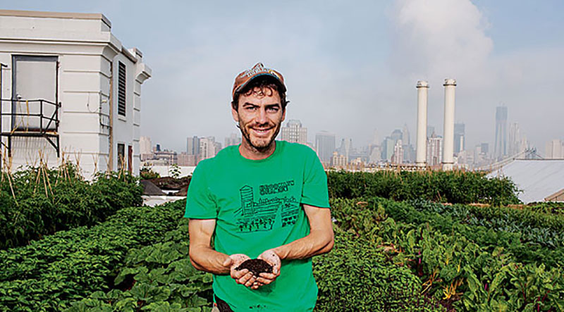 Ben Flanner of Brooklyn Grange. 