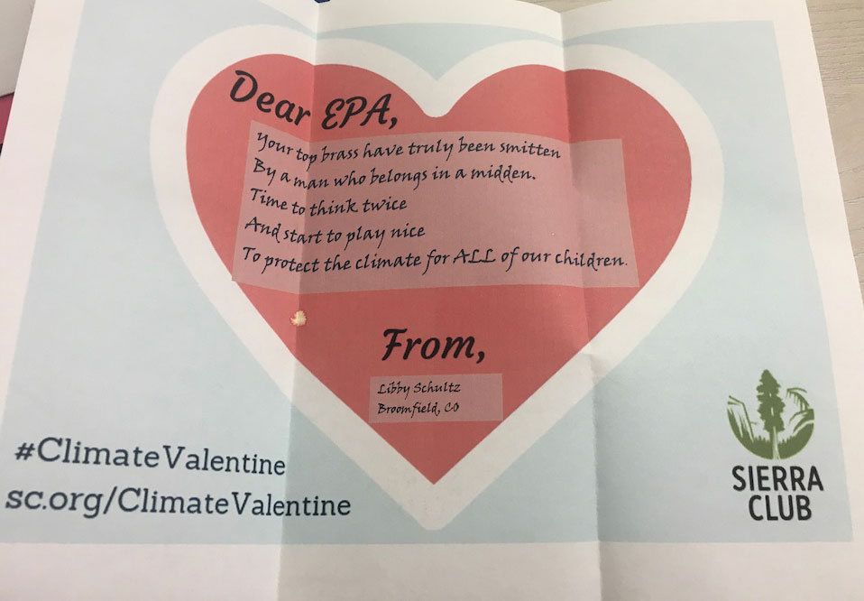 Happy Valentine's Day to the EPA!