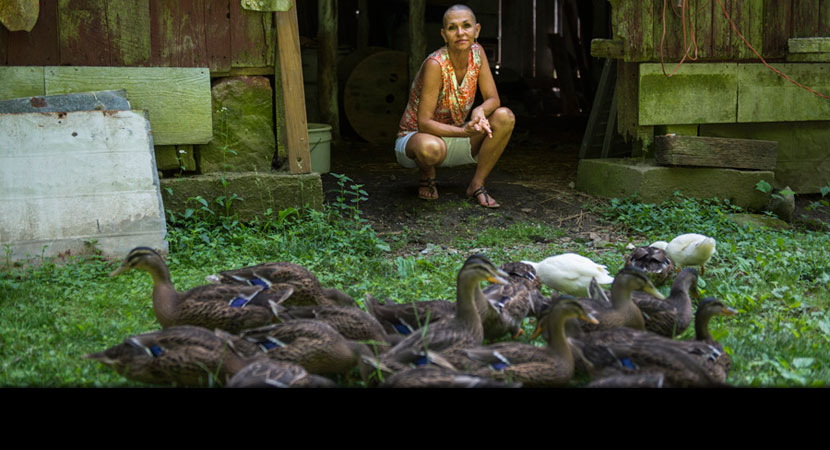 "People don't know how hard it is on the Appalachian people," Donna Branham said of mountaintop-removal mining. "They have no idea. And they don't want to know. As long as they don't have to look at it, they can ignore it." | Ami Vitale/Panos Pictures