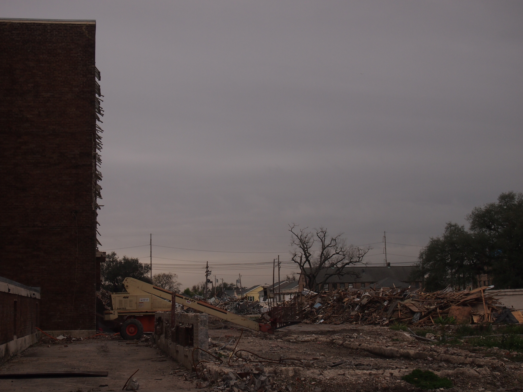 selective demolition of booker t washington high school