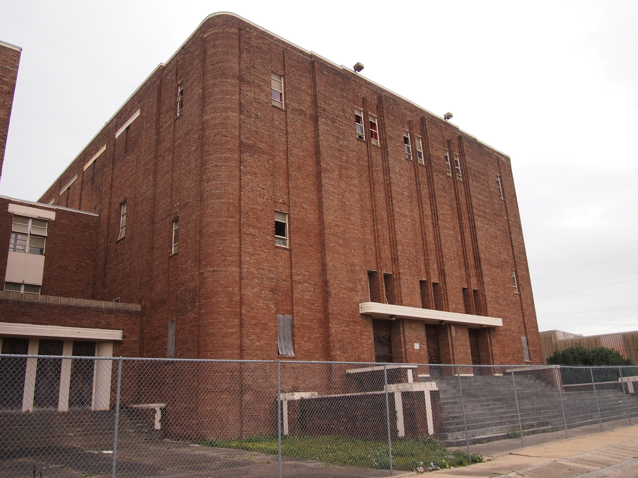 selective demolition of booker t washington high school
