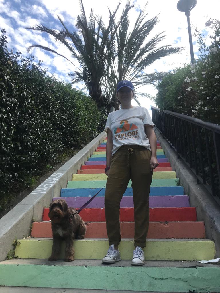 Magda and Kiba on Earth Day