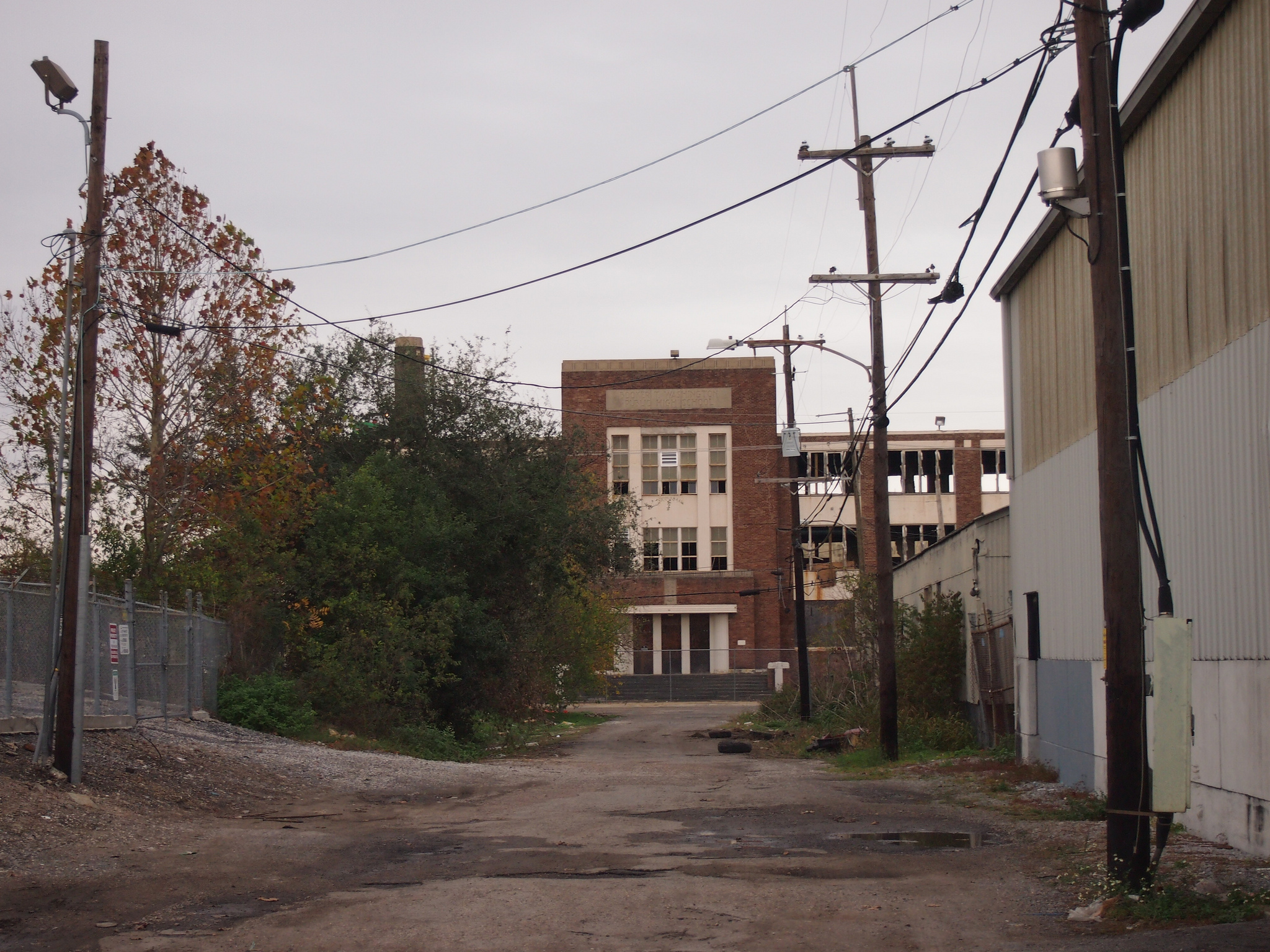 selective demolition of booker t washington high school