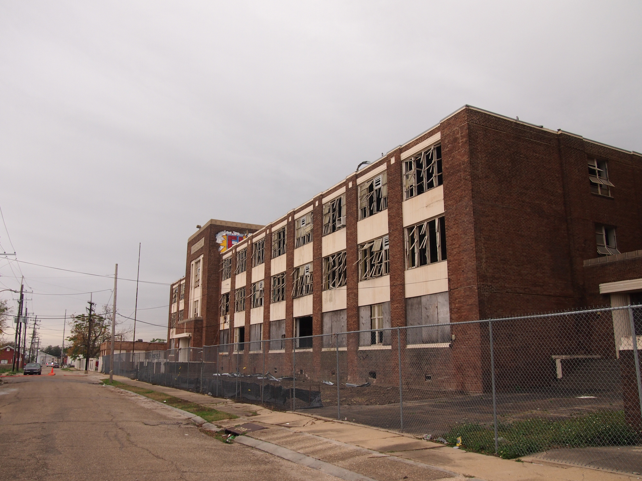 selective demolition of booker t washington high school