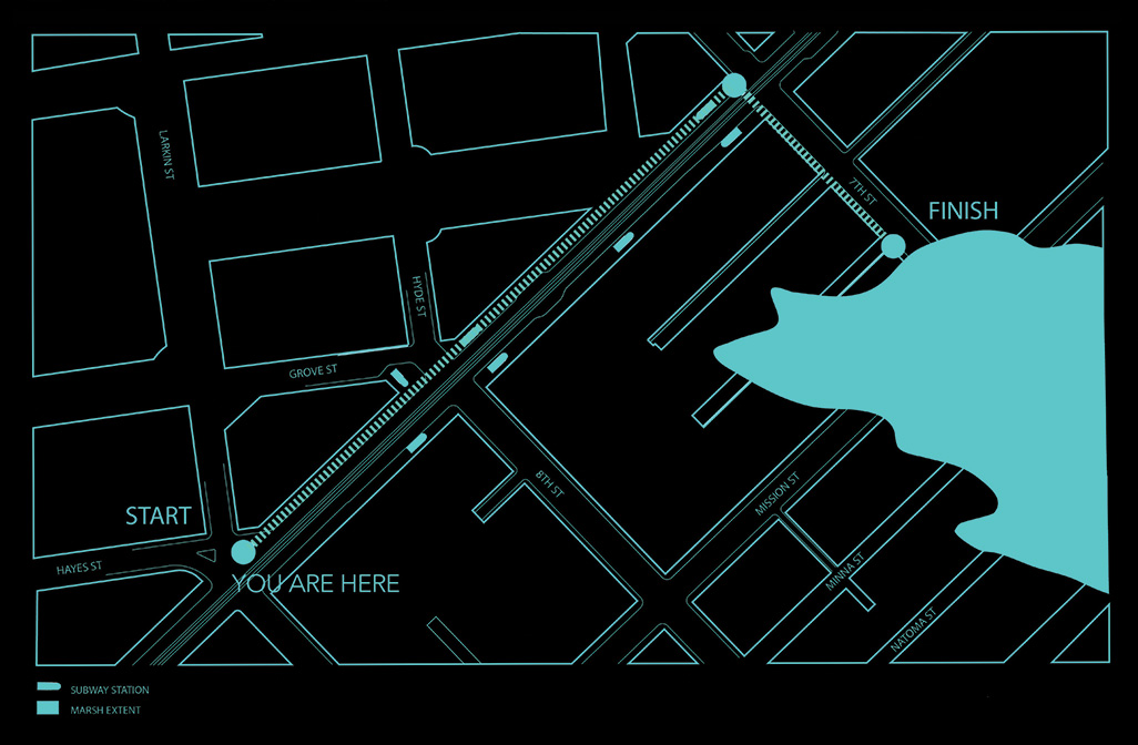 Artist Emily Schlickman reveals the city's forgotten waterways in San Francisco's Market Street Prototyping Festival.