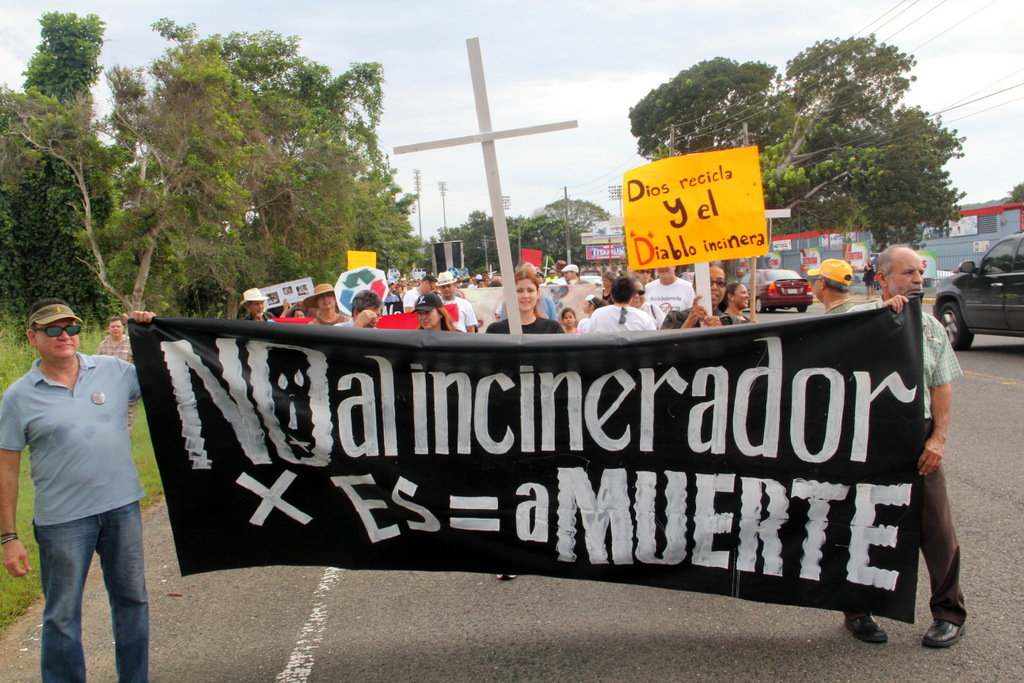 2013 march against Aricebo incinerator