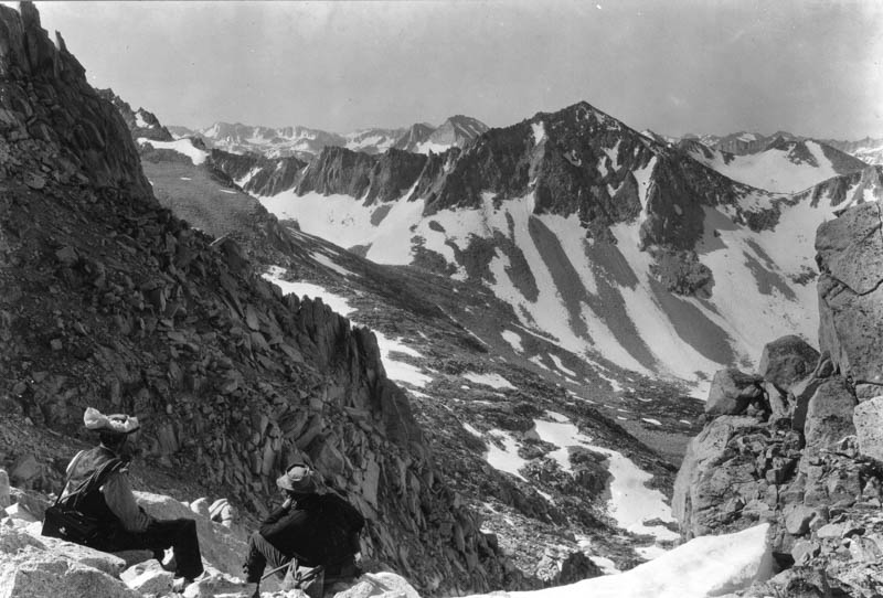 View down gorge of Mt. Abbott
