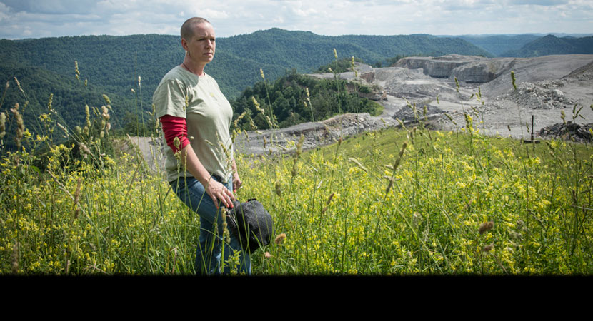 Marilyn Mullens organized the Memorial Day protest against mountaintop-removal mining: "We just want people to be aware. Know that every time you turn on a light switch . . . someone here is paying for that with dirty water, with air that they can't breat