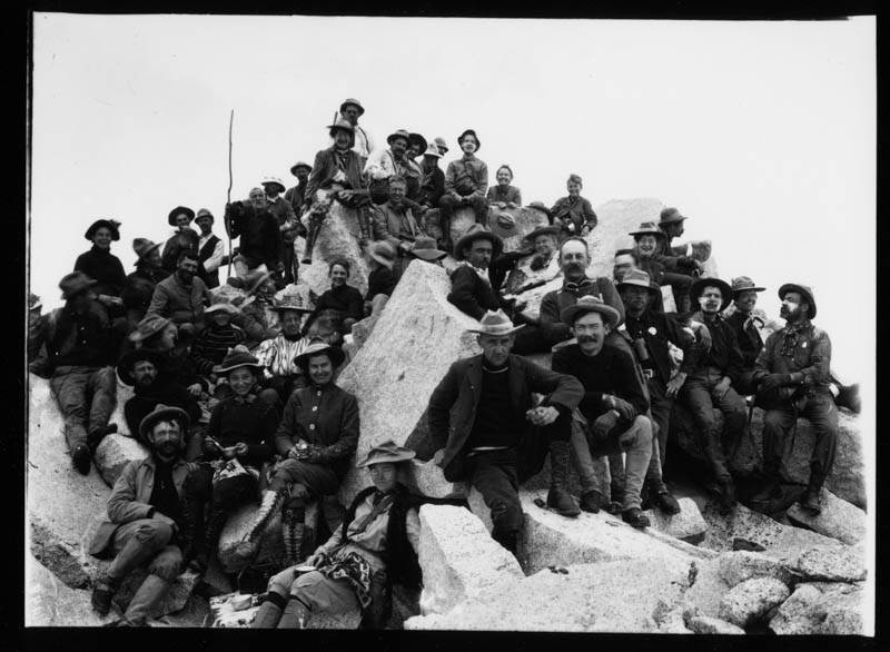 Group on summit of Mt. Brewer