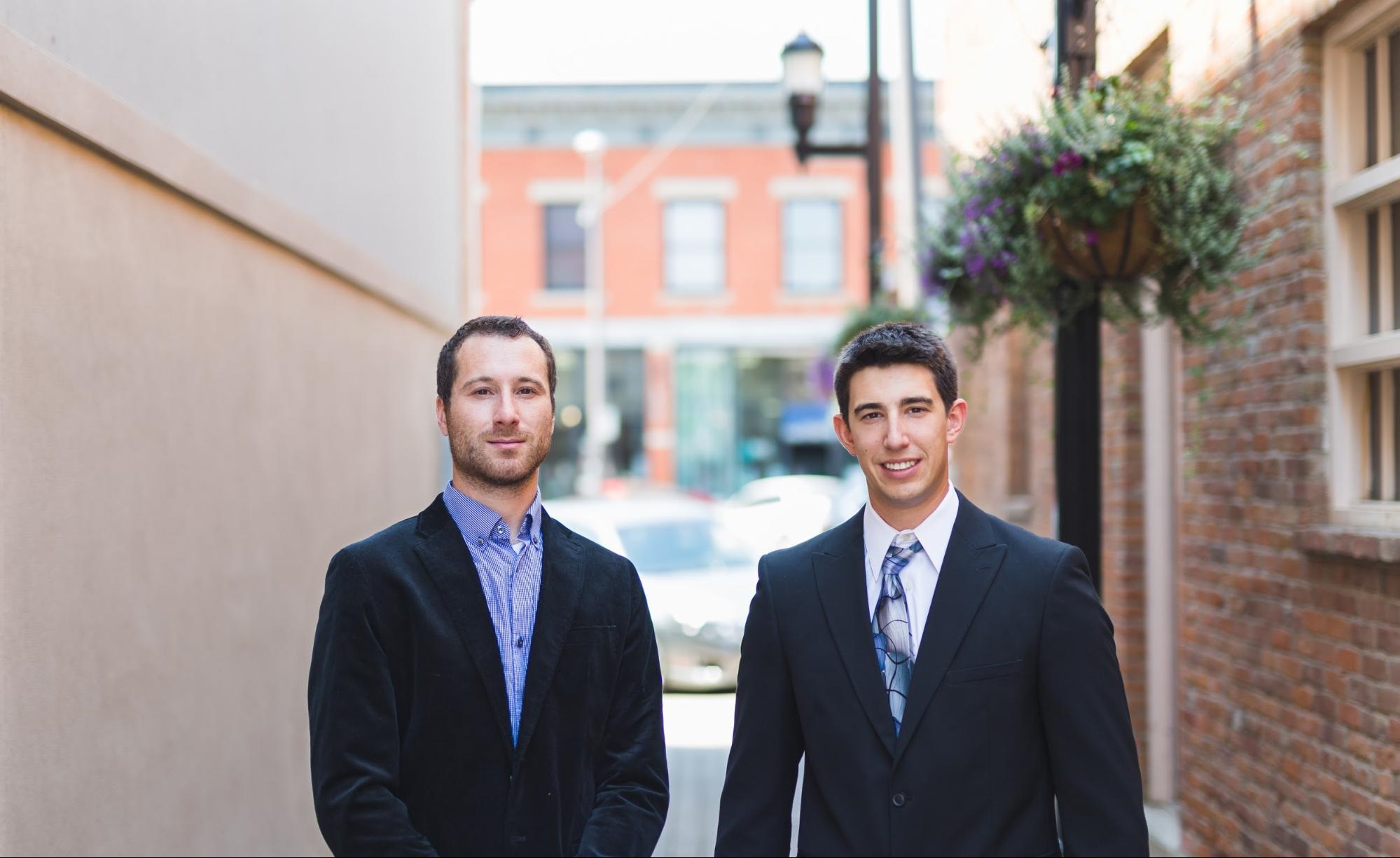 The co-founders of Sunbox Solar