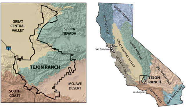 Tejon Ranch map